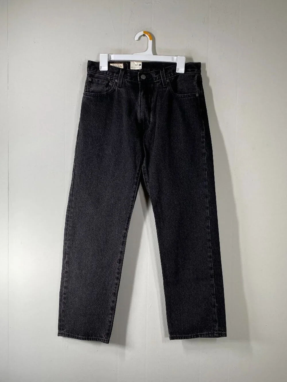 Levi's Premium 555 Relaxed Straight Denim Jeans Men's 30 x 30 Mid Rise Black NWT